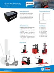 EVF Lithium Battery for Forklifts High Performance and Long Cycle Life