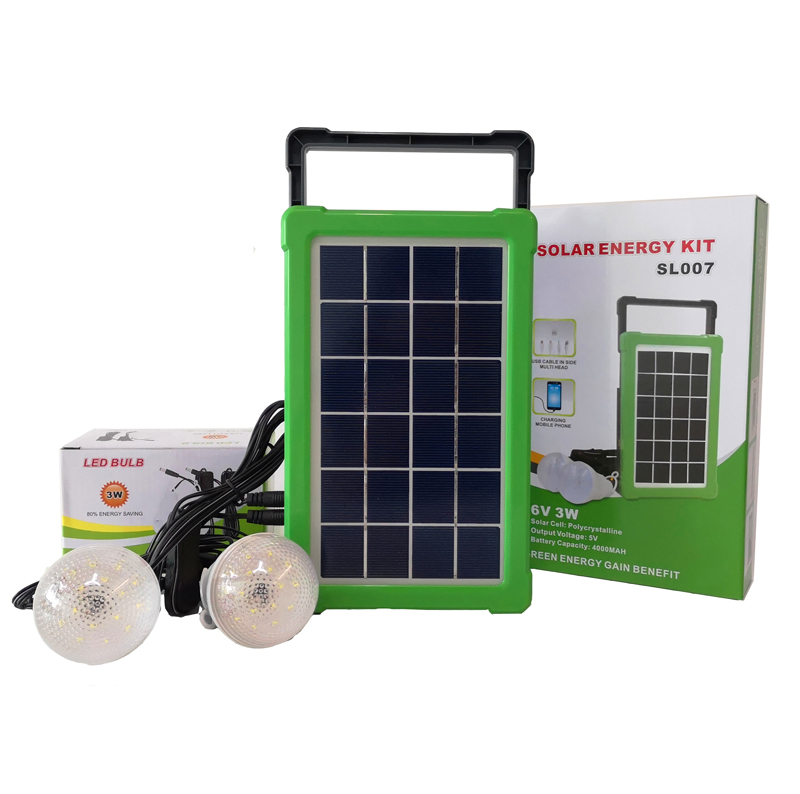 Solar LED Home Light 6V 3W 4000mAh Built-in Battery for Outdoor Camping Emergency Lighting Sungree