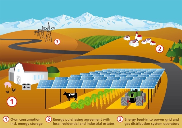 ARES PV Agriculture Kit 30KW-1000KW BIPV Racking System for Dual Land Use in Farming & Solar Power Shinson