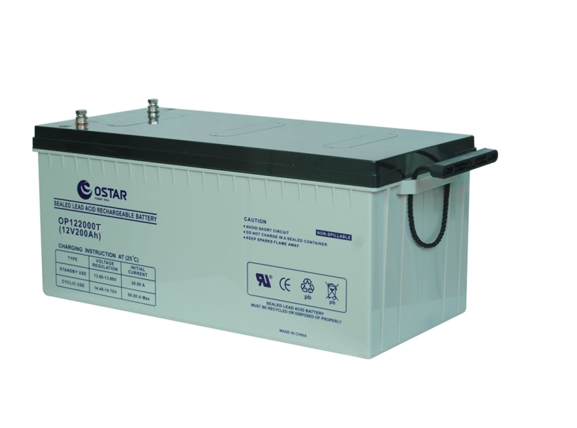 High Temperature Series 6V 12V 7-225Ah Deep Cycle AGM Battery for Telecom Solar Off-Grid Systems Ostar