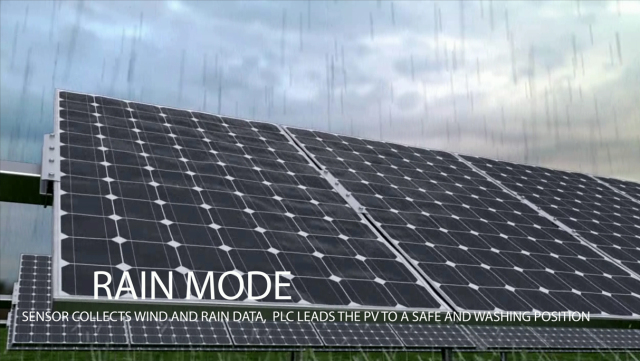 Self-cleaning Tracker 1,000V/1,500V Dual Voltage 90°(±45°)/120°(±60°) Range for Solar Farms CDS SOLAR