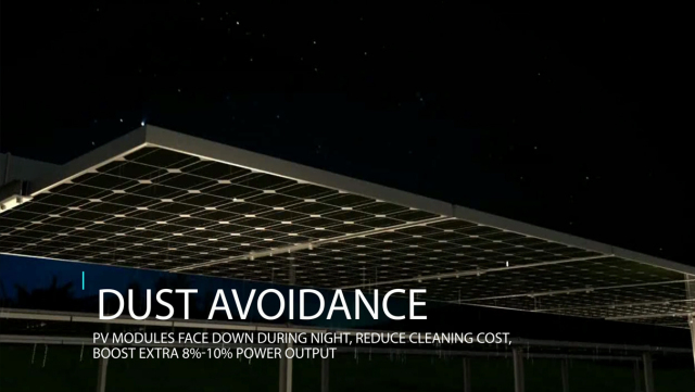 Self-cleaning Tracker 1,000V/1,500V Dual Voltage 90°(±45°)/120°(±60°) Range for Solar Farms CDS SOLAR