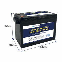 Deep Cycle LiFePO4 Lithium Battery 36V 50AH Smart BMS Marine Boat Renewable Energy