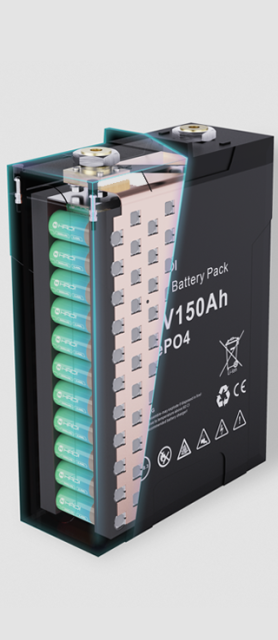 Module Compact Lightweight LFP/NMC 12v 24v 48v for Portable Mobile Stationary EV Haidi