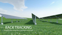Self-cleaning Tracker 1,000V/1,500V Dual Voltage 90°(±45°)/120°(±60°) Range for Solar Farms CDS SOLAR