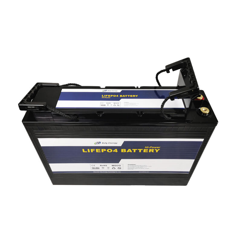 UPS 50Ah 24V LiFePO4 Battery Lithium Iron Phosphate Lightweight & Long Cycle Life for Solar RV Marine Bely
