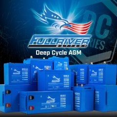 FAT Series Front Terminal AGM Battery 12V High Reliability for Backup Power & Communications Fullriver