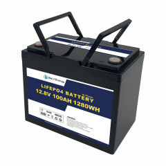 Bely Energy Rechargeable 12V 100AH LiFePo4 Battery 1280Wh Long Cycle Life for RV Solar Communication Station