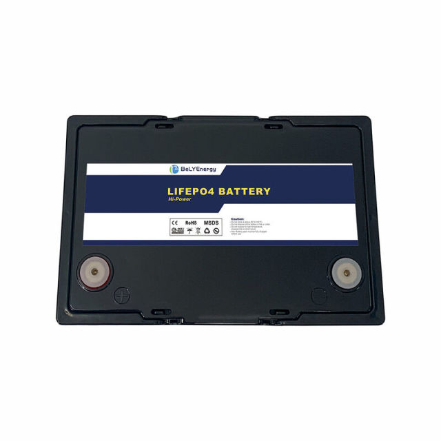 Bely Energy Rechargeable 12V 100AH LiFePo4 Battery 1280Wh Long Cycle Life for RV Solar Communication Station