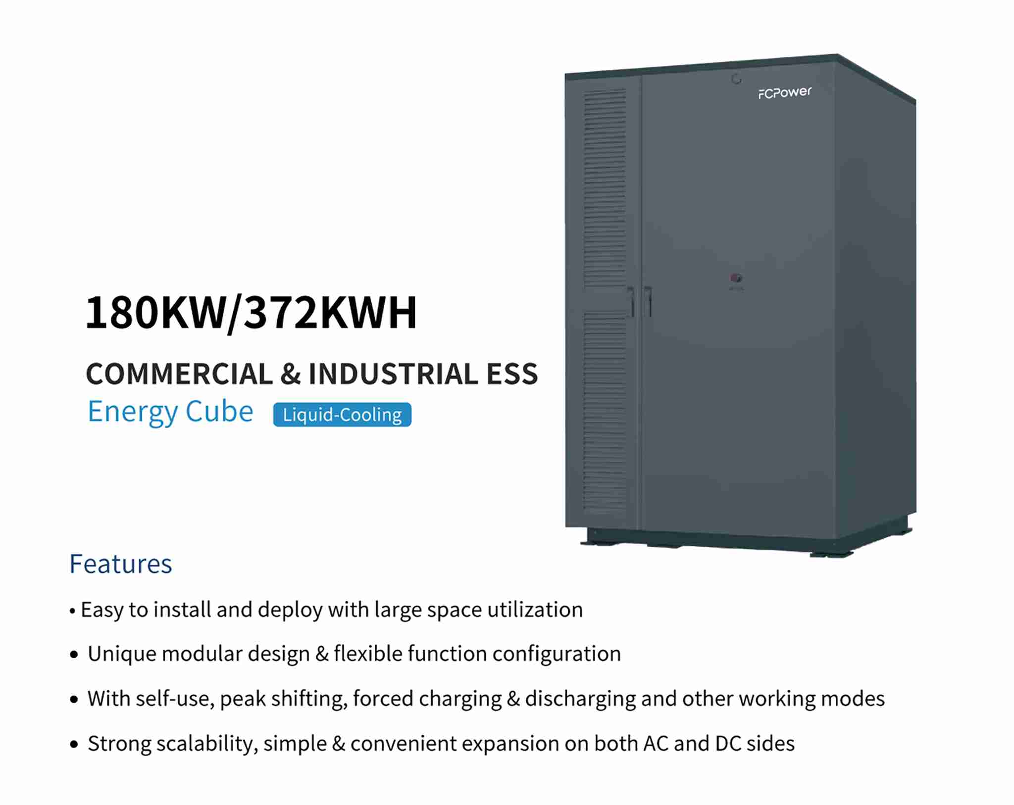 180kW/372kWh C&I Energy Storage Systems