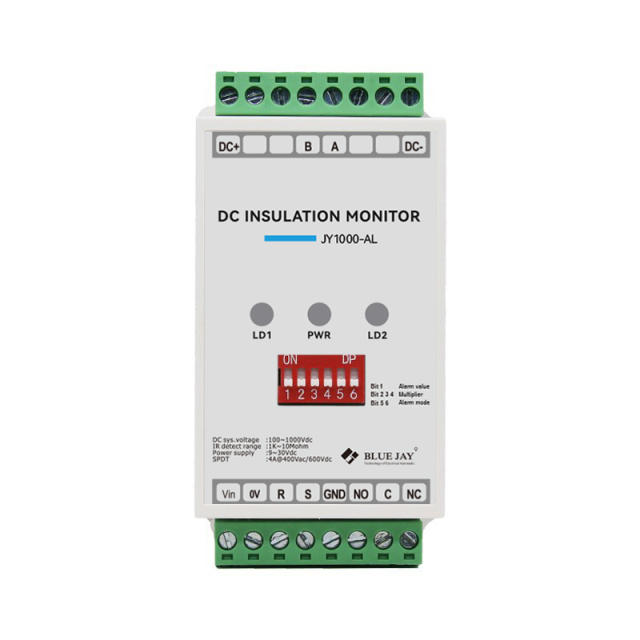 JY1000-AL Isolation Monitoring Device with Alarm Relay