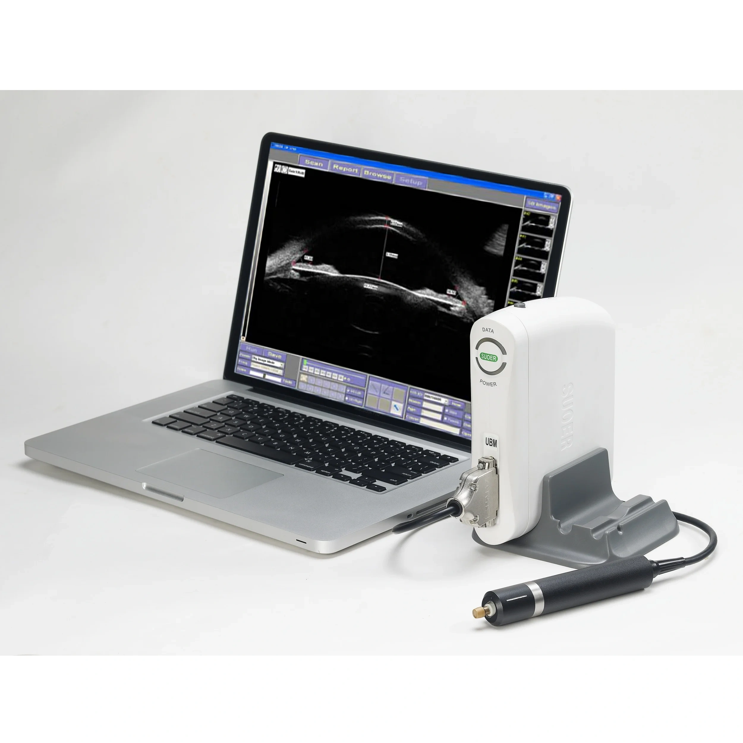 SW-3200S Full Scale UBM Ophthalmic UltrasoundEye Scanner(A/B/P/UBM)  AB Scan Pachymeter Biometer Portable UBM