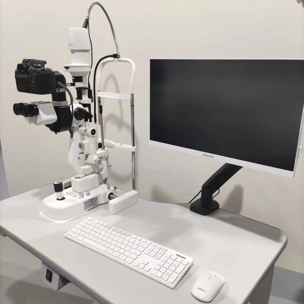 SL-3S Digital Slit Lamp DSLR Camera with Software Cheap and Good LED Slit Lamp 5-step magnification Ophthalmology Equipment
