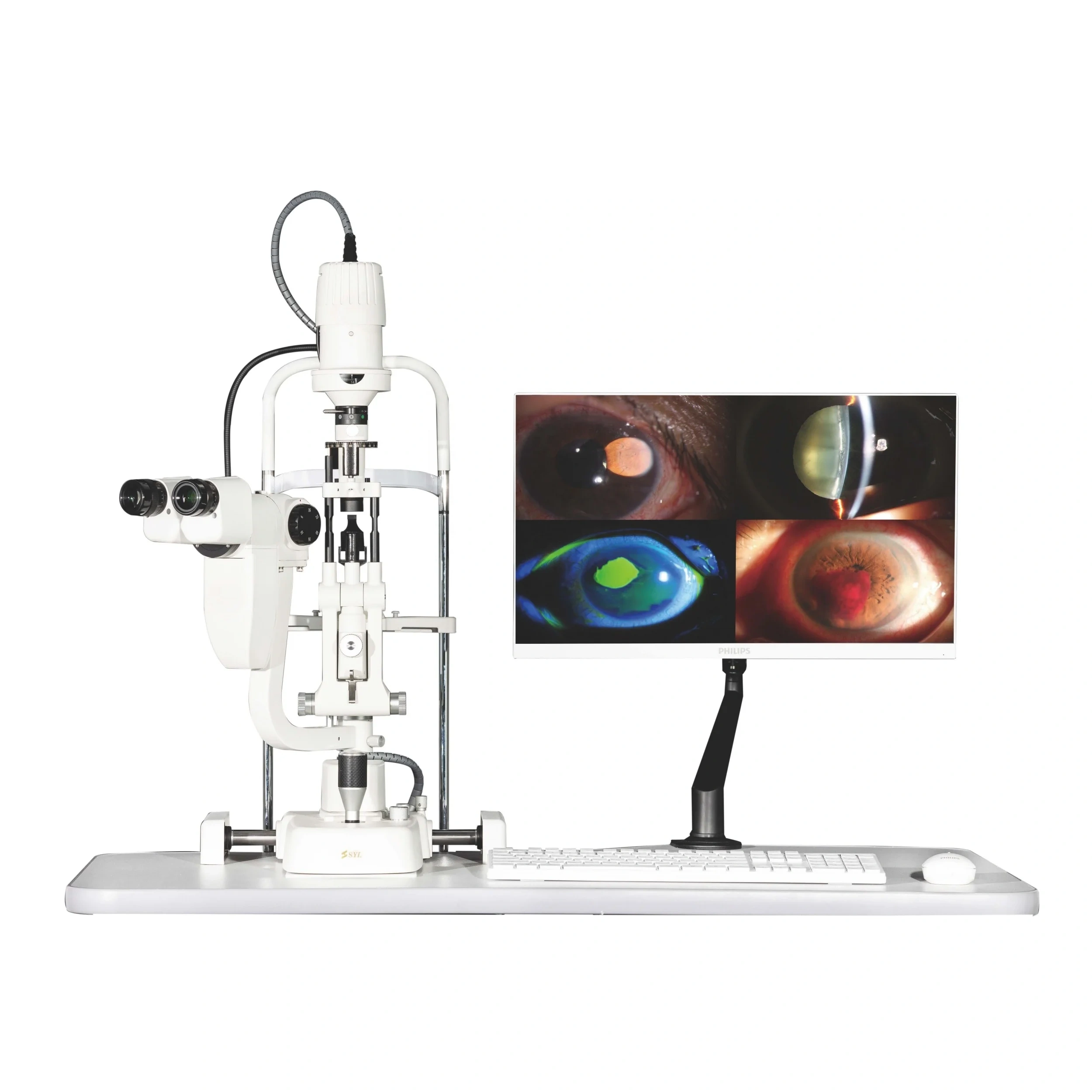 SL-3S Digital Slit Lamp CCD Camera Cheap and High Quality LED Slit Lamp 5-step magnification Ophthalmology Equipment