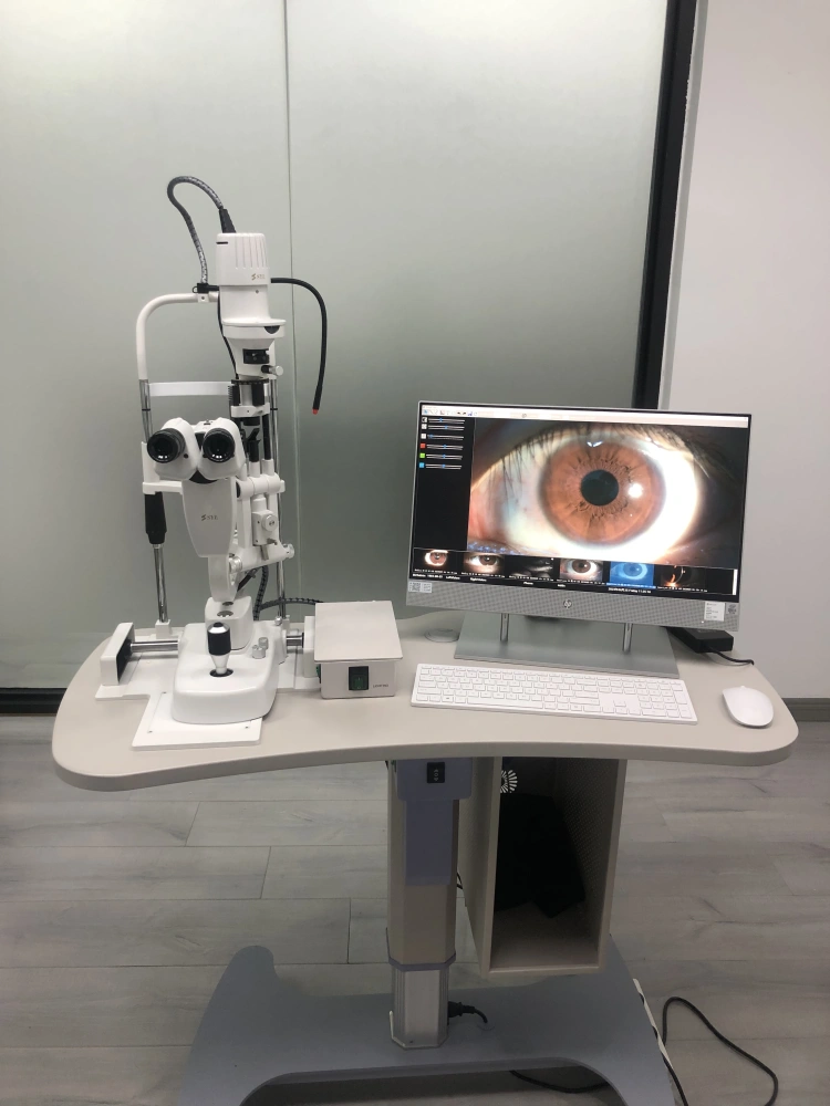 Magnification Ophthalmology Equipment SL-3S Type C Digital Slit Lamp ...