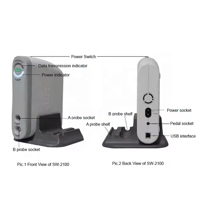 SW-2100 Ophthalmic A/B Scan Ophthalmic Ultrasound AB Scanner Pachymeter Biometer