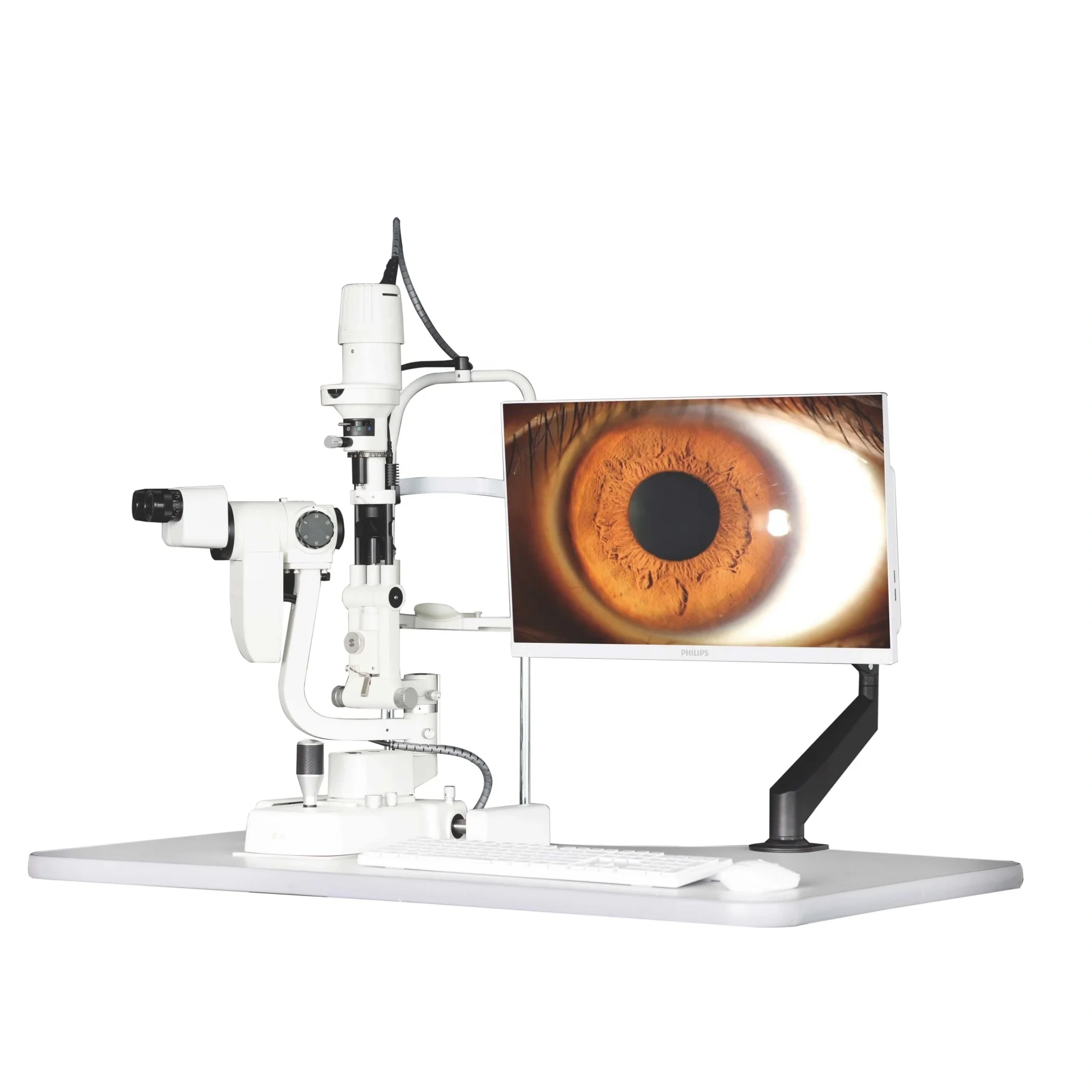 SL-3S Digital Slit Lamp CCD Camera Cheap and High Quality LED Slit Lamp 5-step magnification Ophthalmology Equipment