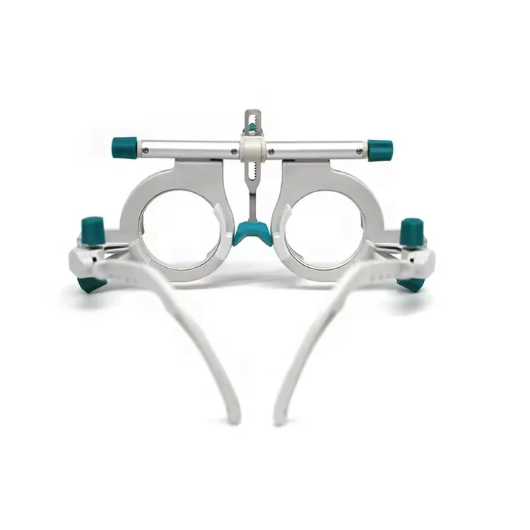 Trail Lens Frame UTF-T4880 Top Quality White Metal Universal Trail Frame for Eye Optometry Optical Lens Trail Lens Set