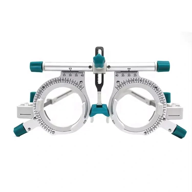 Trail Lens Frame UTF-T4880 Top Quality White Metal Universal Trail Frame for Eye Optometry Optical Lens Trail Lens Set
