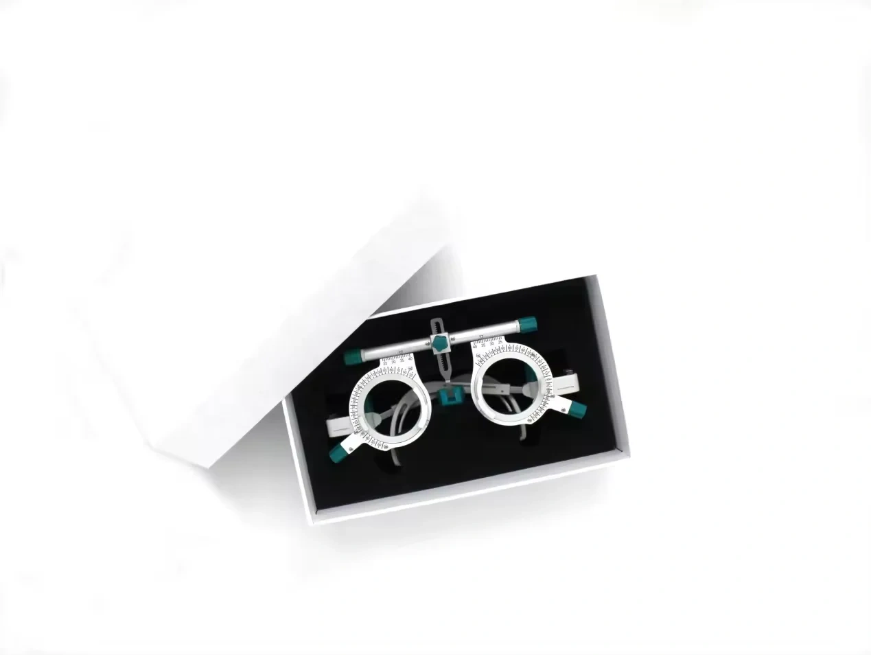 Trail Lens Frame UTF-T4880 Top Quality White Metal Universal Trail Frame for Eye Optometry Optical Lens Trail Lens Set