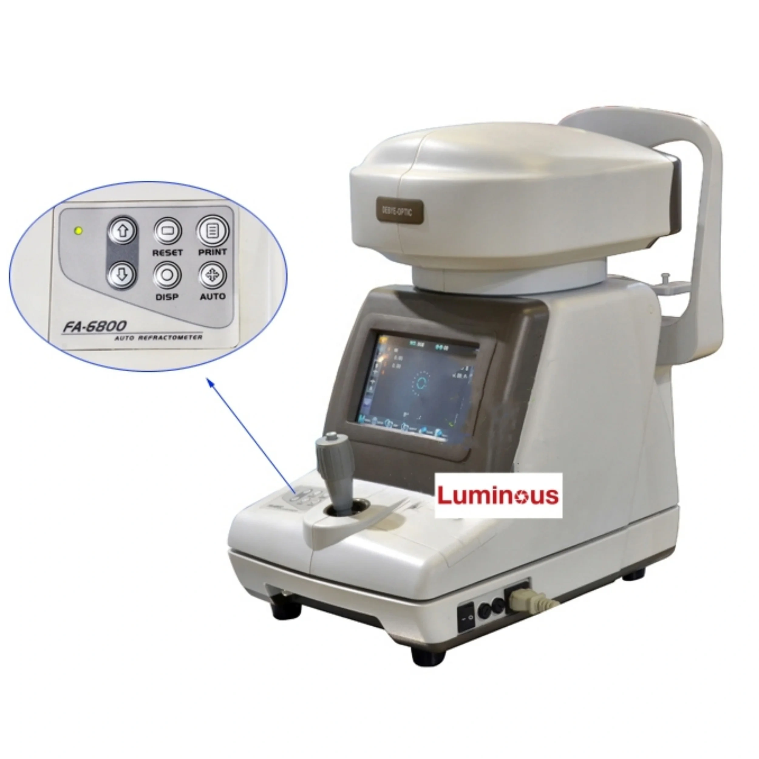 FA-6800K Auto Refractometer Keratometer Auto Ref  Keratometer  FA-6800K-7" Touch Screen Optometry Measure IOL Contact