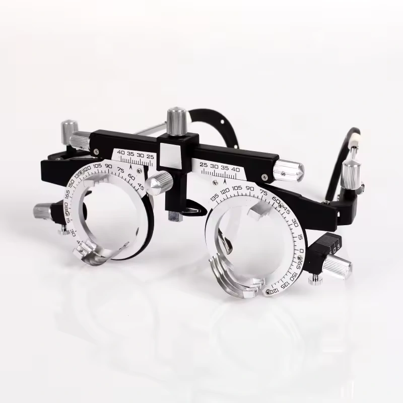 Trial Lens Frame UTF-4880A Top Quality White Metal Universal Trial Frame for Eye Optometry Optical Lens Trail Lens Set