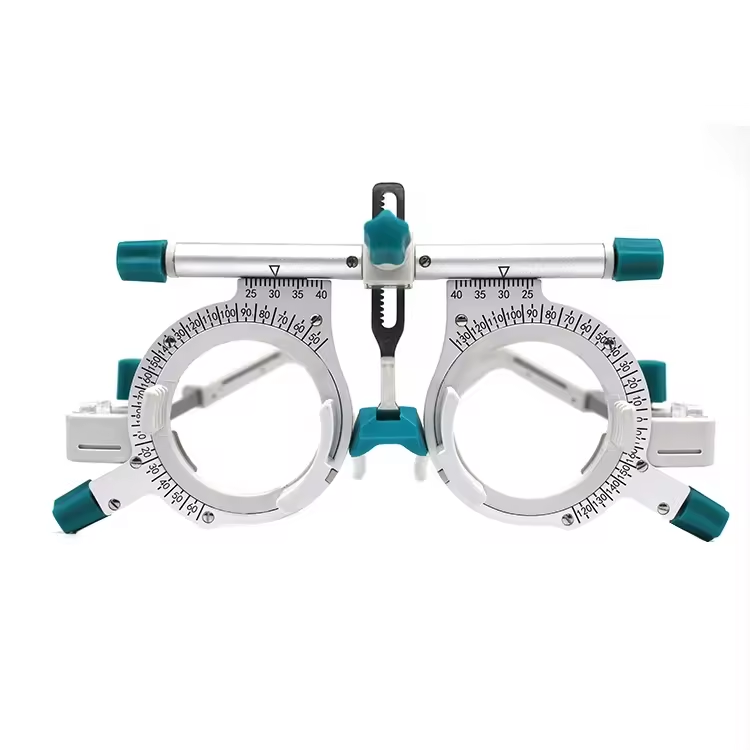 Trail Lens Frame UTF-T4880 Top Quality White Metal Universal Trail Frame for Eye Optometry Optical Lens Trail Lens Set