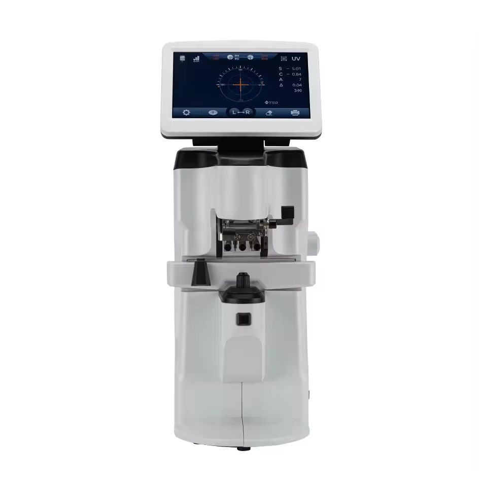 D910 Auto Lensmeter Digital Lensmeter Focimeter Auto Lens Meter Lensometer with UV,PD,Printer,Progressive Lens,Green