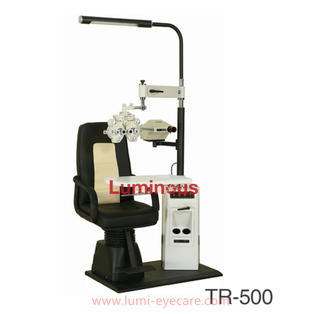 TR-500 Optometry Ophthalmic Chair Unit Ophthalmic Refraction Chair Unit Optical Combination Table Optometry Unit