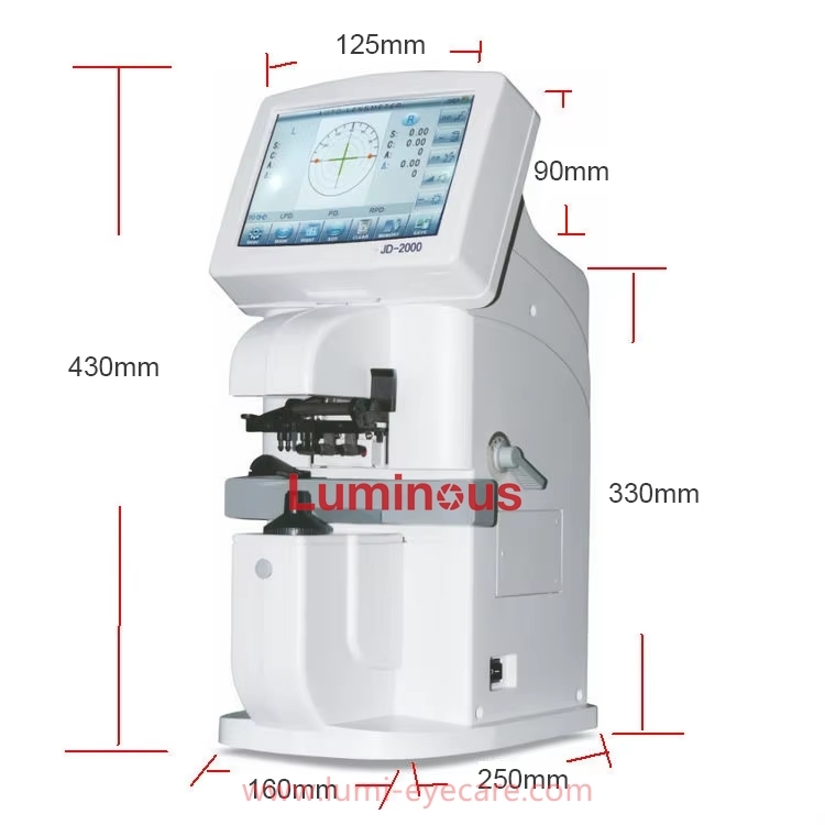 JD-2000 Auto Lensmeter/Digital Lensmeter/Focimeter /Auto Lens Meter with Printer PD&PH UV