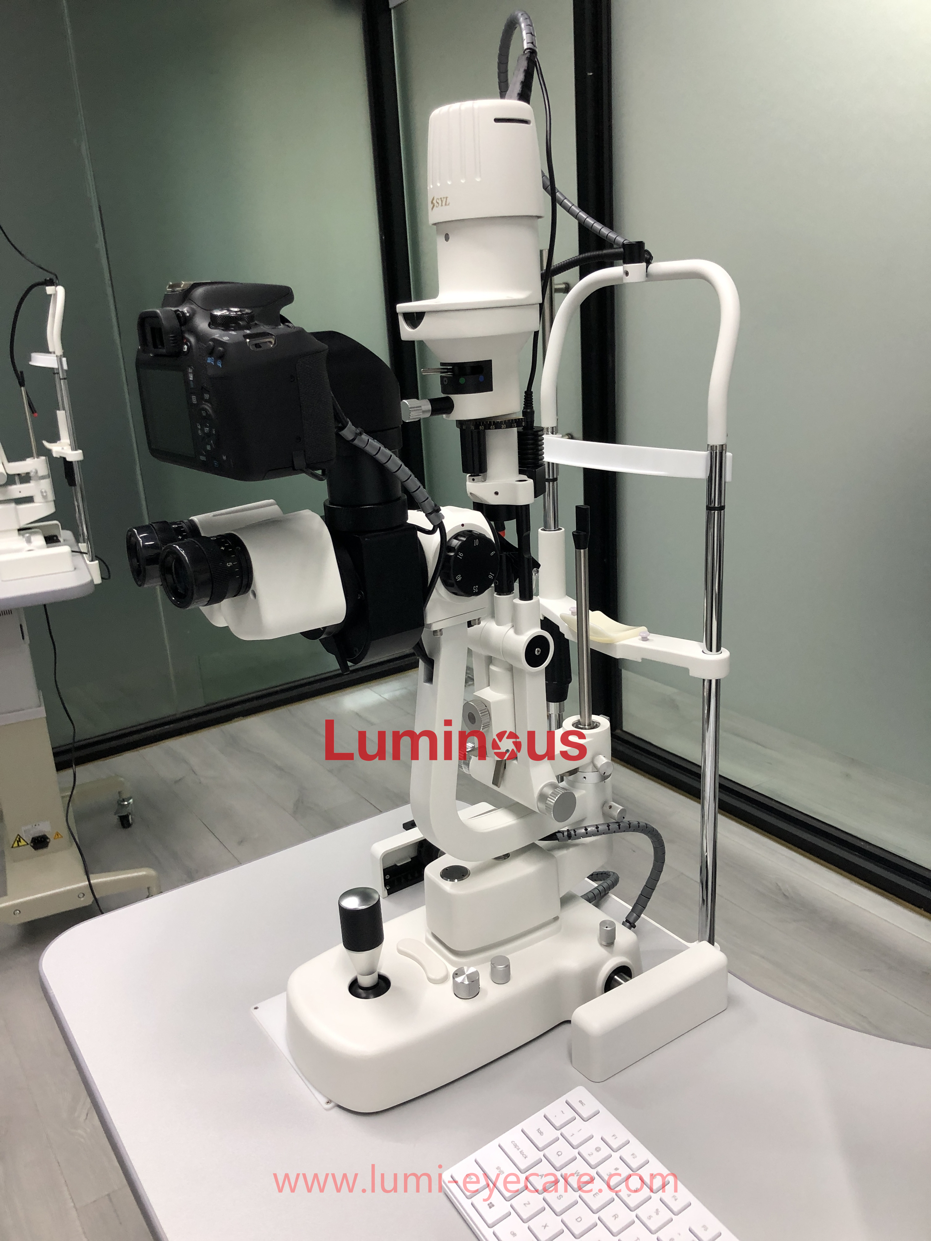 SL-3S Digital Slit Lamp DSLR Camera with Software Cheap and Good LED Slit Lamp 5-step magnification Ophthalmology Equipment