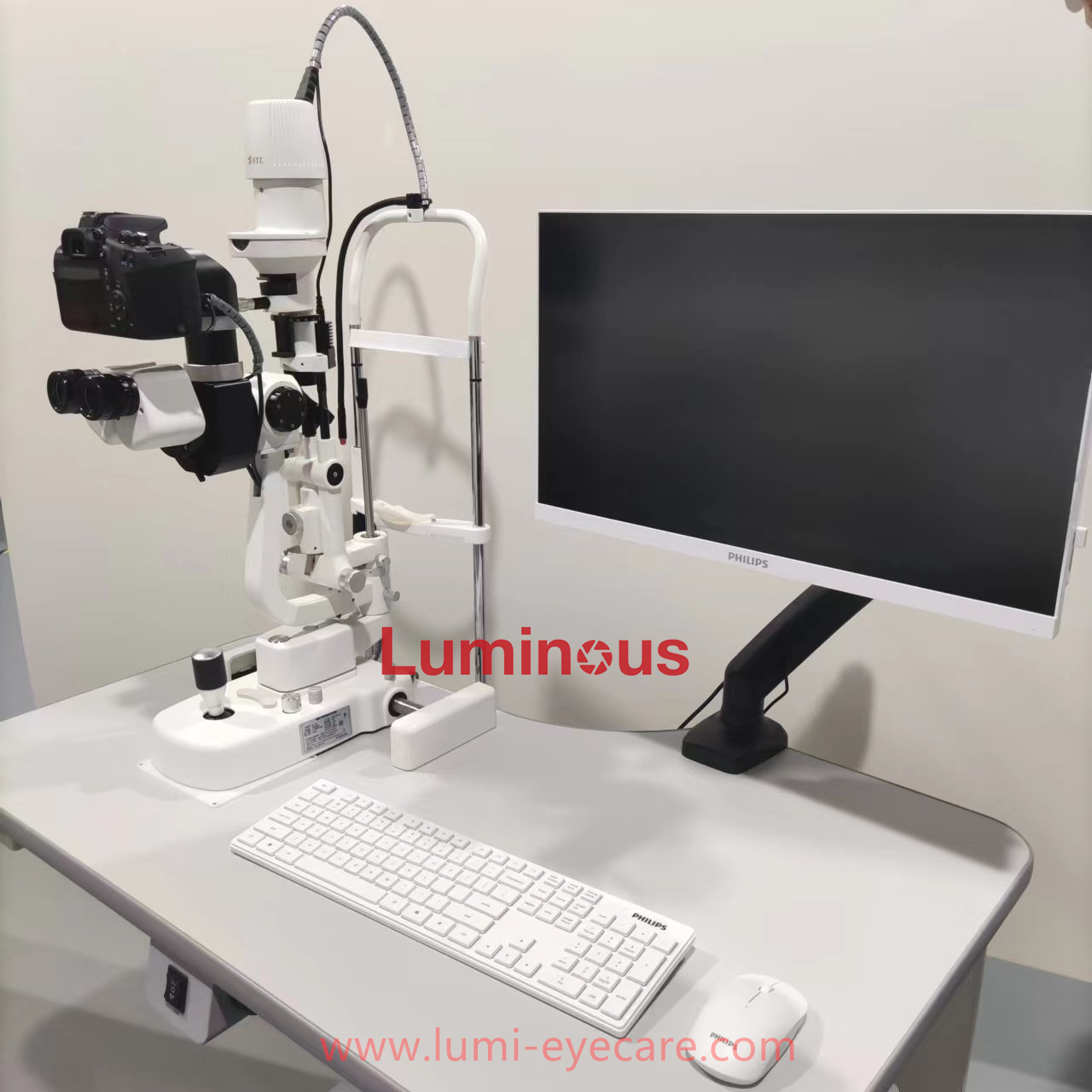 SL-3S Digital Slit Lamp DSLR Camera with Software Cheap and Good LED Slit Lamp 5-step magnification Ophthalmology Equipment
