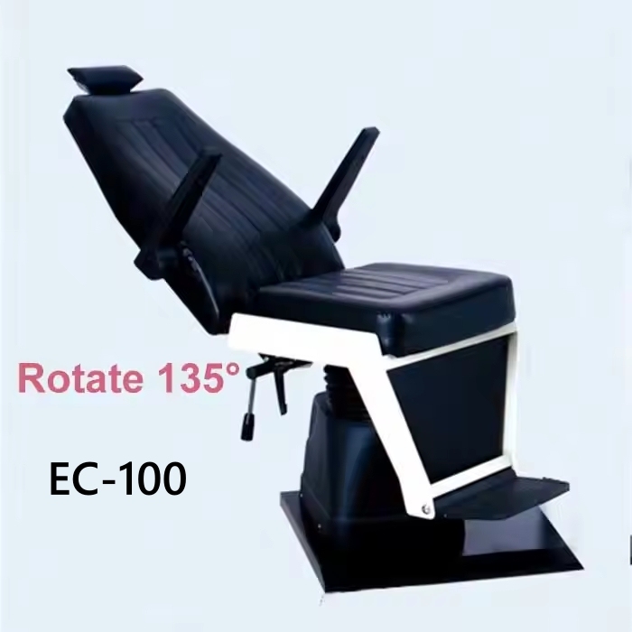 Reclinable EC-100 Ophthalmic Electric Chair 145 Degrees Recline Chair Tiltable Motorized Inclinable Chair Ophthalmic Unit Table