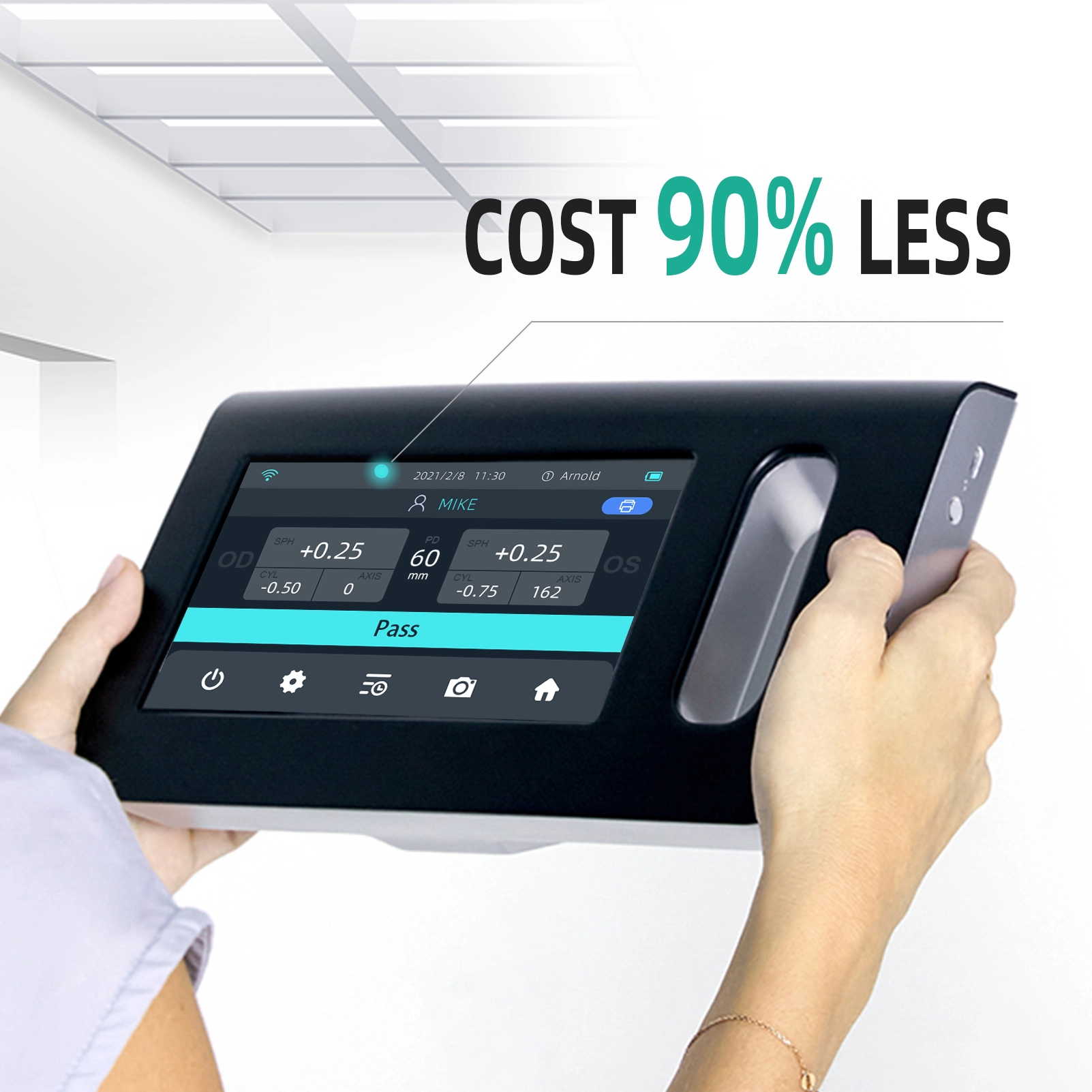 Portable Auto Refractor VS-800B Handheld Refractometer High Accuracy Vision Screener Ophthalmic Equipment Mobile Vision Screener Refractometer