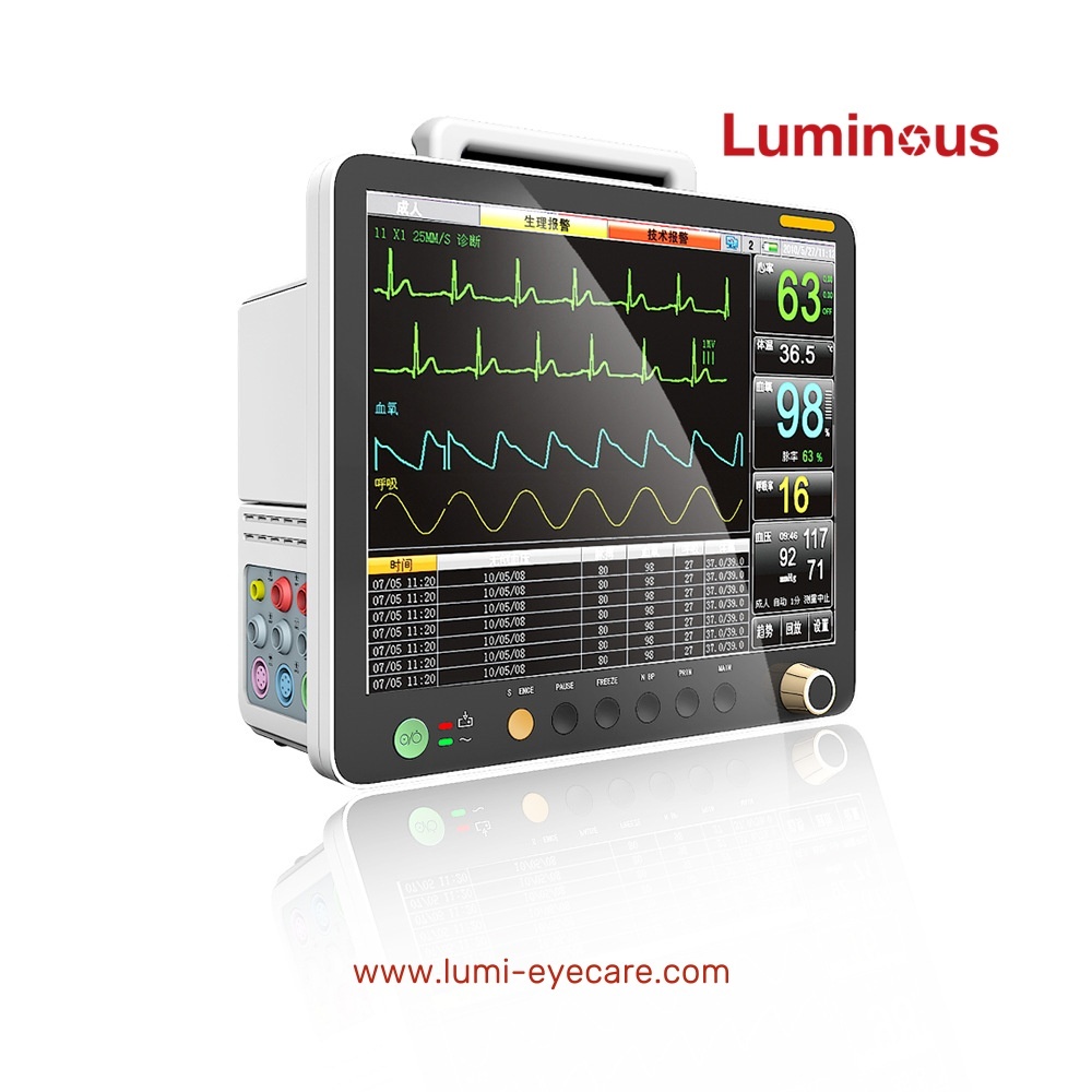 15 inch Screen Pet Monitor with Multiparameter Capnograph IBP Vital Signs,Animal Patient Monitor,VET Patient Monitor Veterinary Equipment