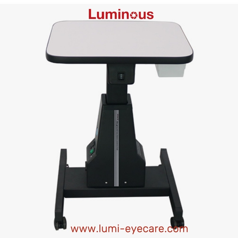 Motorized Table for Refractometer Lensmeter Slit Lamp Table WZ-3A Small Lift Table Ophthalmic Equipment Ophthmology Instrument-Black Color