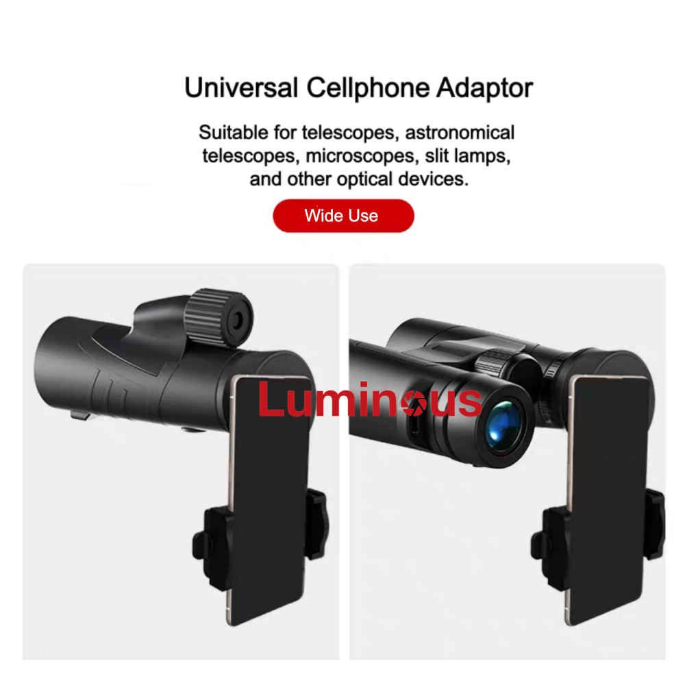 Universal Digital Eyepiece Adapter for Slit lamp Telescope Adapter connect with Phone Connection Mobile Phone Adapter for Portable slit lamp