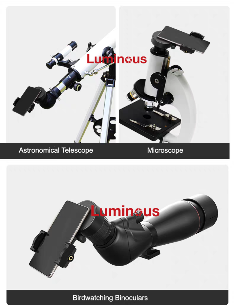 Universal Digital Eyepiece Adapter for Slit lamp Telescope Adapter connect with Phone Connection Mobile Phone Adapter for Portable slit lamp