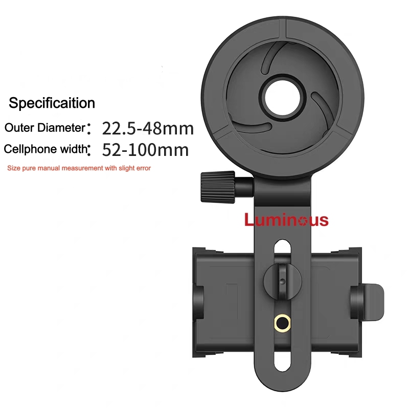 Universal Digital Eyepiece Adapter for Slit lamp Telescope Adapter connect with Phone Connection Mobile Phone Adapter for Portable slit lamp