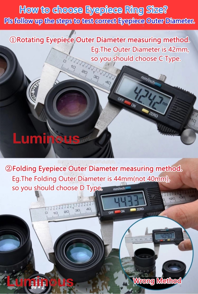 Universal Digital Eyepiece Adapter for Slit lamp Telescope Adapter connect with Phone Connection Mobile Phone Adapter for Portable slit lamp