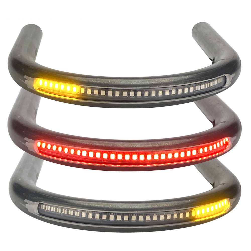 22mm 7/8" Cafe Racer Subframe Seat Hoop With Turn Signal Brake Light