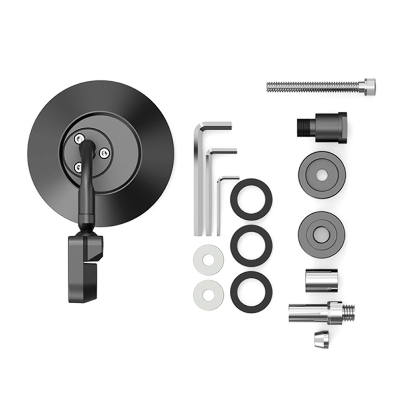 Adjustable Cafe Racer Handlebar End Side Mirror