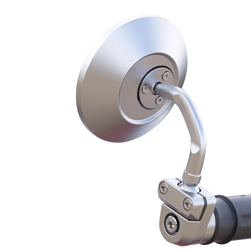 Adjustable Cafe Racer Handlebar End Side Mirror