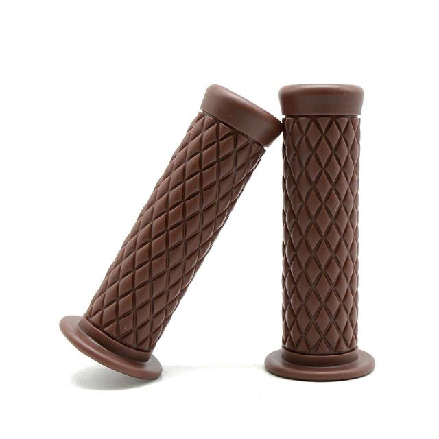 Retro Open End Cafe Racer Handle Bar Grips