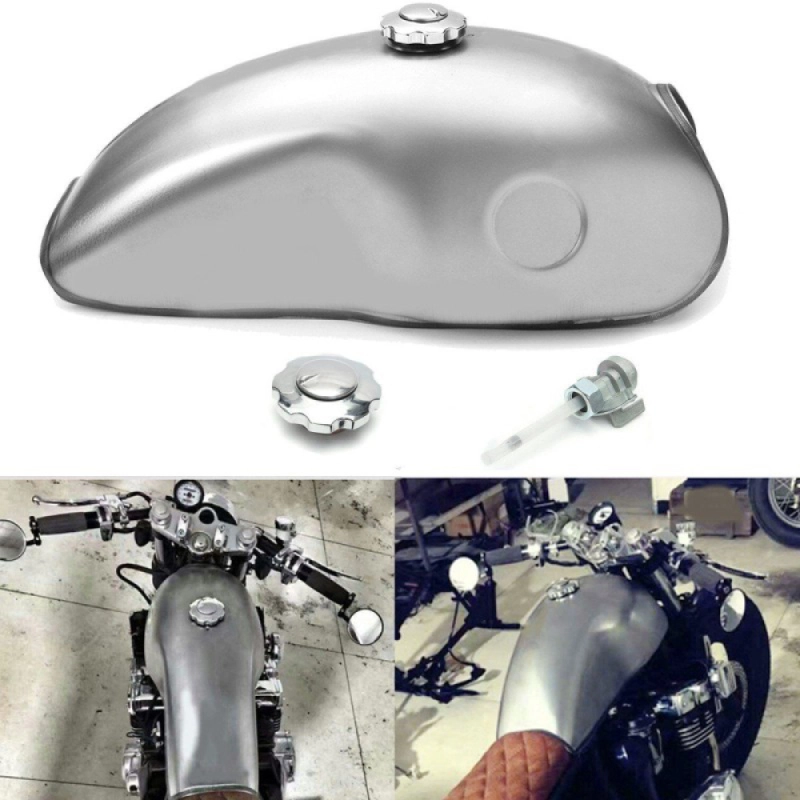 10L/2.64GAL Retro Cafe Racer Gas Tank