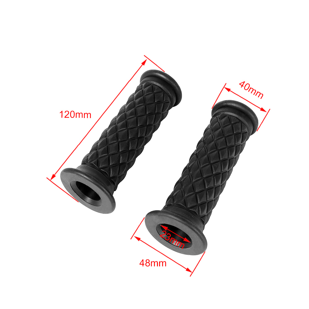 Retro Open End Cafe Racer Handle Bar Grips