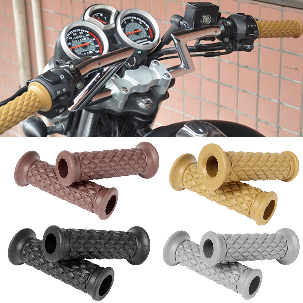 Retro Open End Cafe Racer Handle Bar Grips
