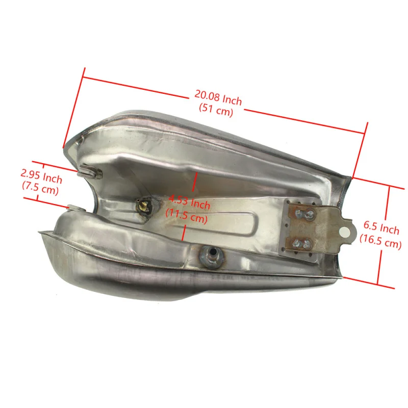13L/3.43Gal Big Cafe Racer Gas Tank