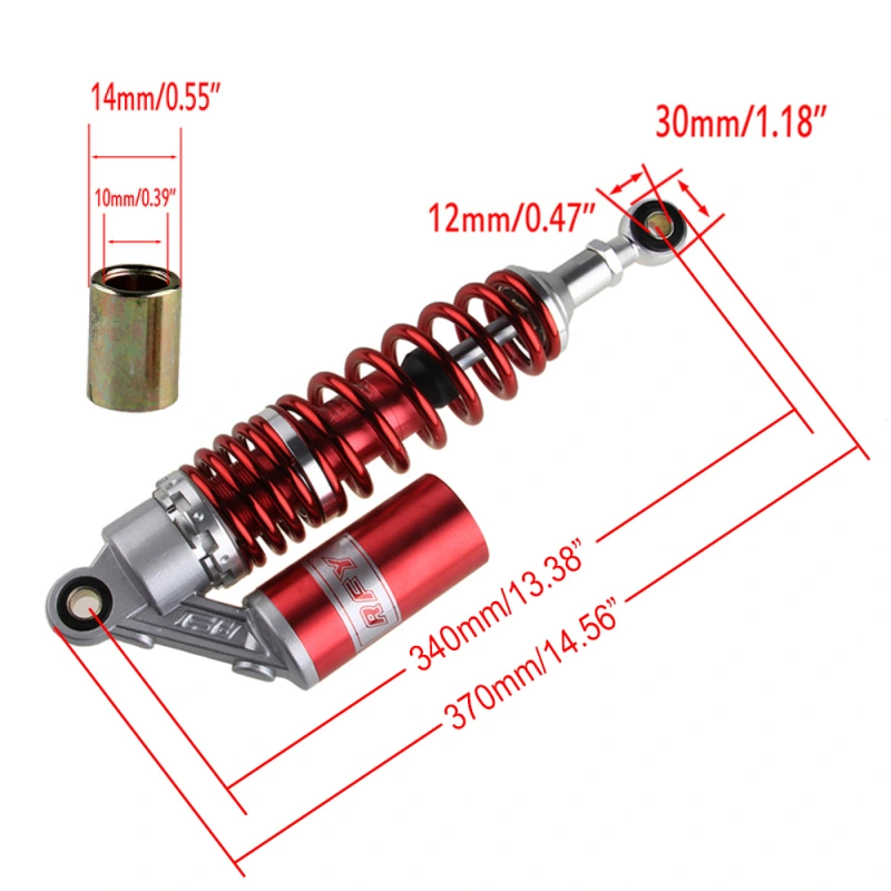 13 1/2" 340mm Double Spring Cafe Racer Rear Shock Absorber