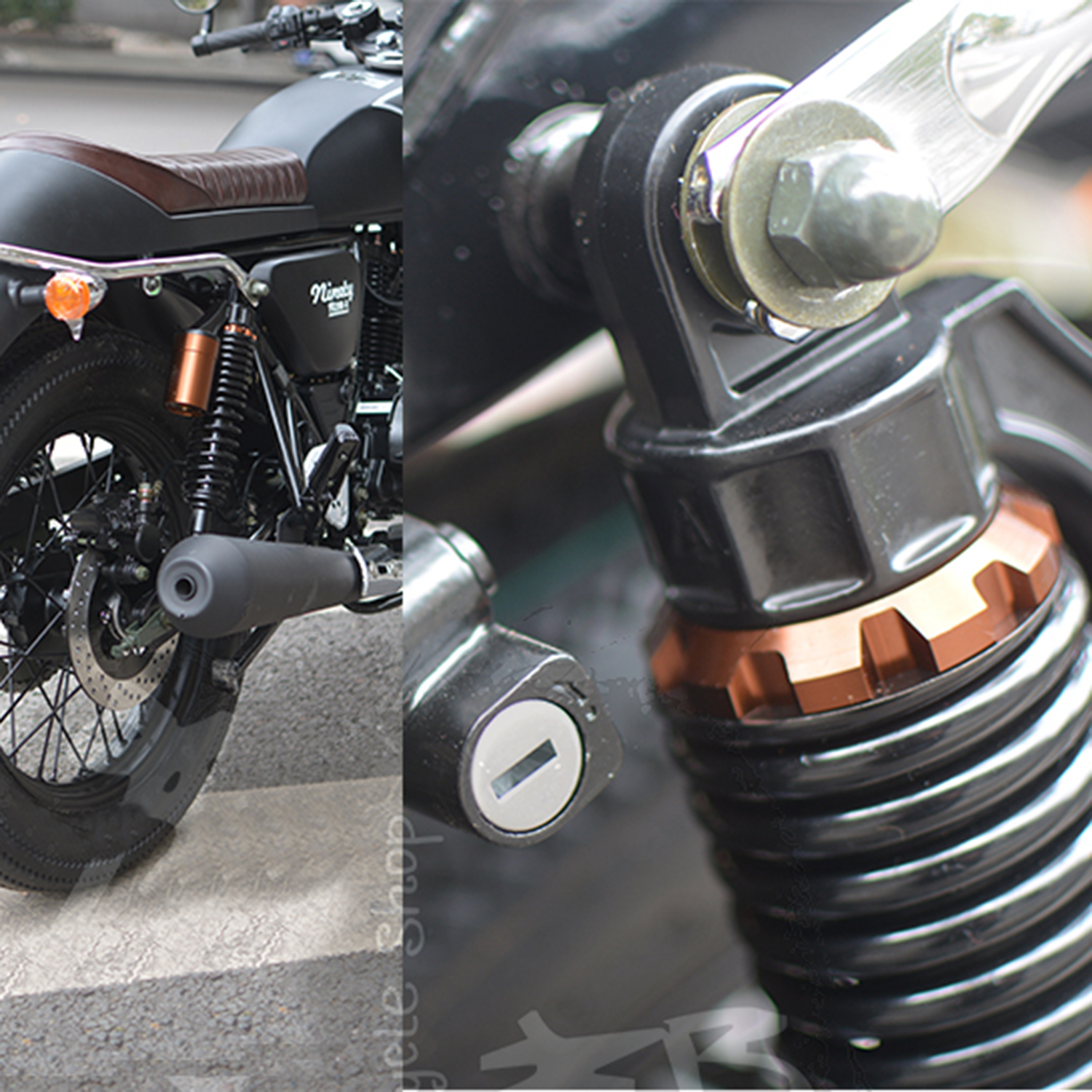 Retro 13 Inch 330mm Motorcycle Rear Shock Absorber